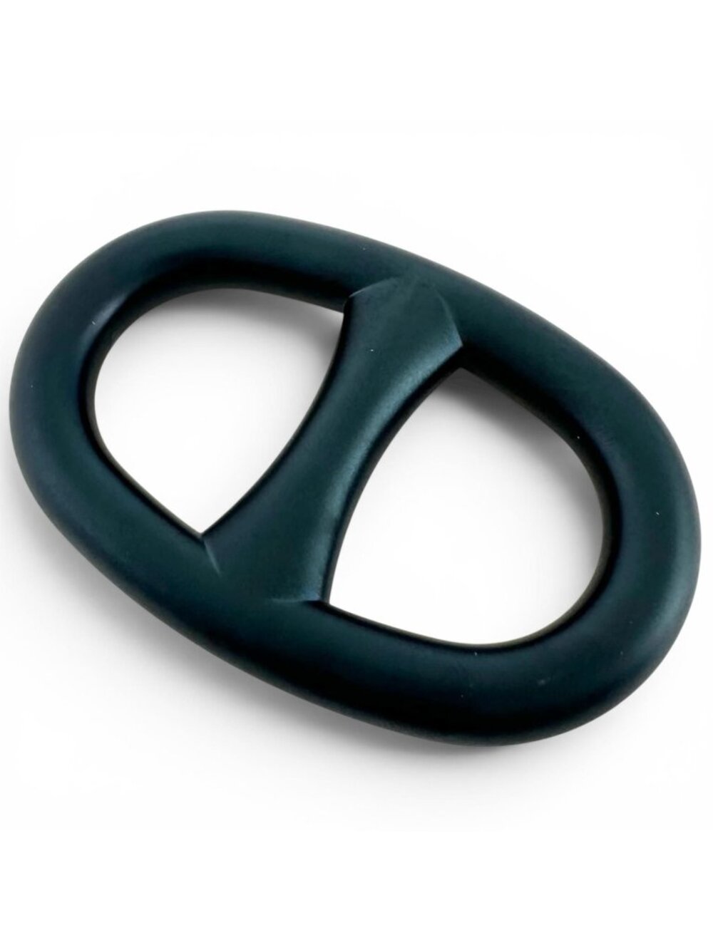 Hermes Metal Chaine D'ancre Scarf Ring Navy